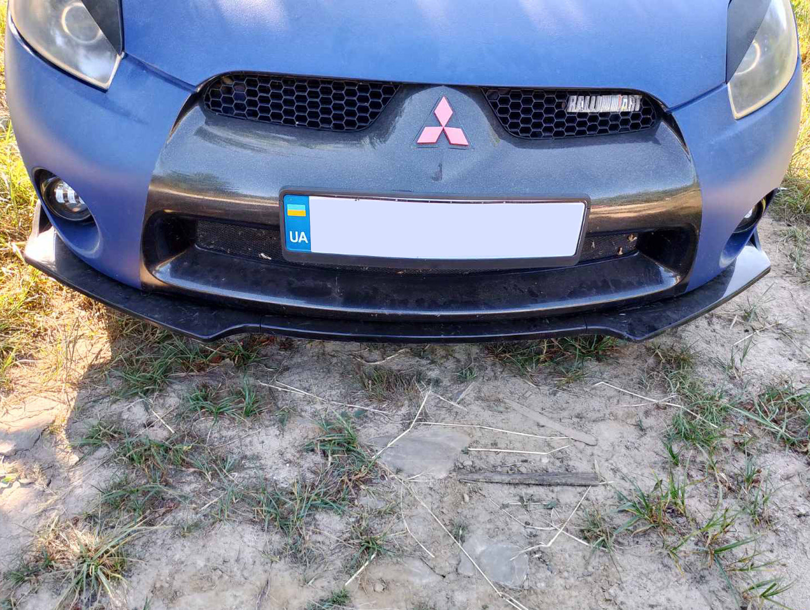 Universal Front Lip Spoiler DPT V-1 (ABS, Gloss Black) - image 3