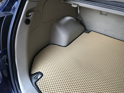 Trunk Mat (EVA, Beige) (5 Seats) for Hyundai Santa Fe 2 2006-2012 - image 2
