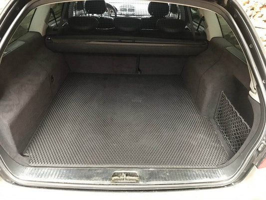 Trunk mat (EVA, black) SW for Mercedes E-class W211 2002-2009 - Reelken Auto