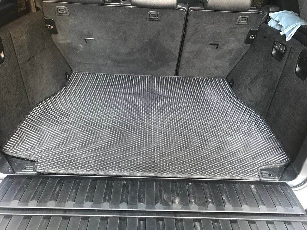 Trunk mat (EVA, black) for BMW X5 E-53 1999-2006 - Reelken Auto
