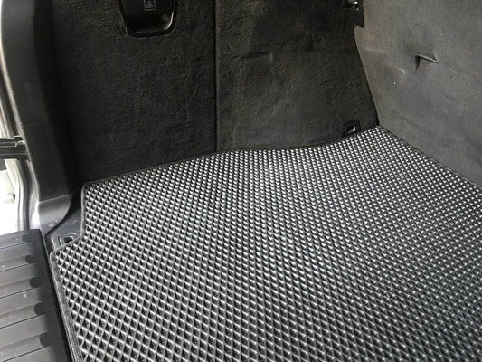 Trunk mat (EVA, black) for BMW X5 E-53 1999-2006 - Reelken Auto