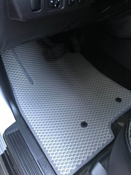 EVA mats (gray) for Mitsubishi Pajero Wagon IV - Reelken Auto