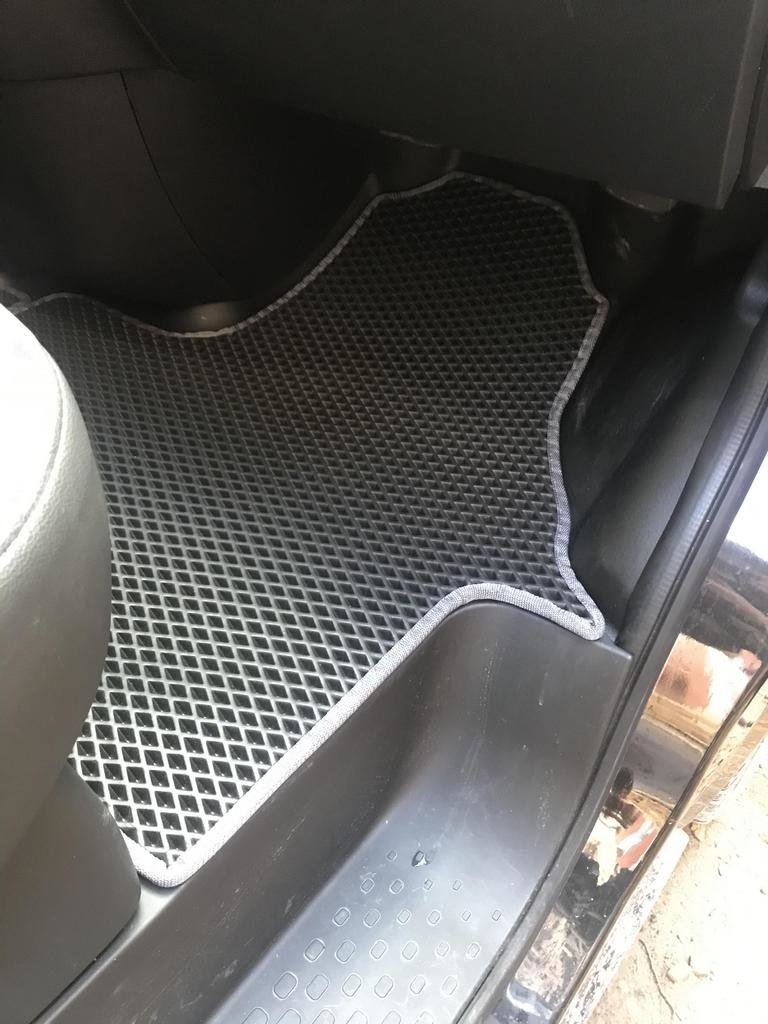 Floor mats (2 pcs, EVA, black) for Nissan NV300/Primastar 2016- - image 3