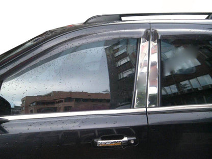 Chrome on racks (6 pcs, stainless steel) for Kia Sorento I BL 2002-2009 - Reelken Auto