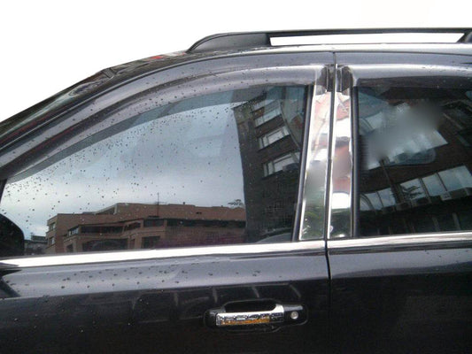 Chrome on racks (6 pcs, stainless steel) for Kia Sorento I BL 2002-2009 - Reelken Auto