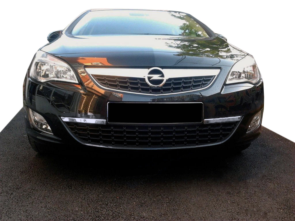 Front bumper end trim (stainless steel) for Opel Astra J 2009-2015 - image 1