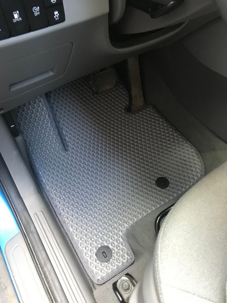Polyurethane EVA floor mats (grey) for Kia Soul II 2013-2018 - image 1