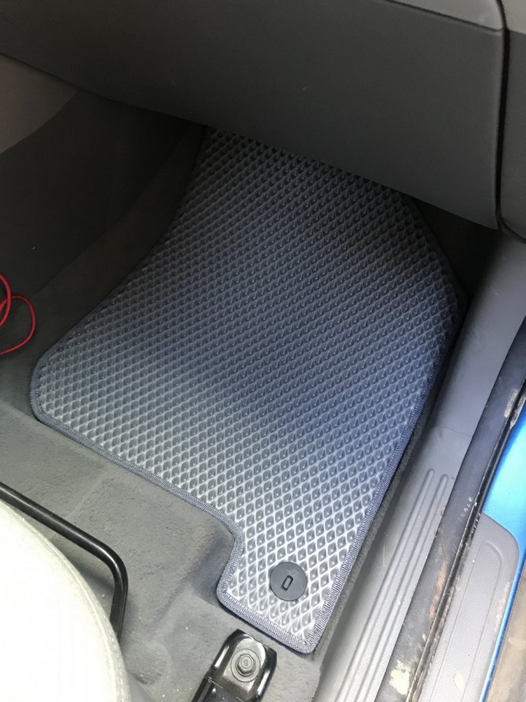 Polyurethane EVA floor mats (grey) for Kia Soul II 2013-2018 - image 4