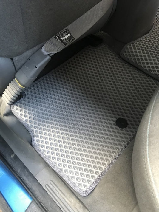 Polyurethane EVA floor mats (grey) for Kia Soul II 2013-2018 - image 2