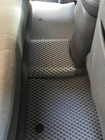 Polyurethane mats EV (EVA, gray) for Kia Soul II 2013-2018 - Reelken Auto