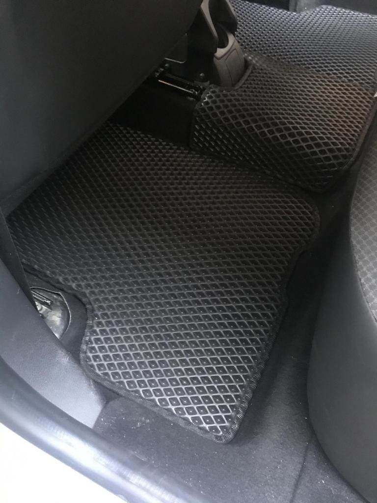 EVA mats (black) for Renault Logan II 2013-2022 - Reelken Auto