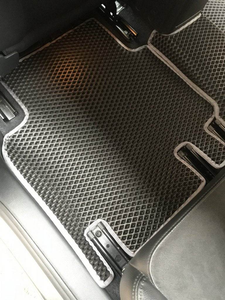 Polyurethane mats (3 rows, EVA, black) for Volkswagen Sharan 2010↗ - Reelken Auto