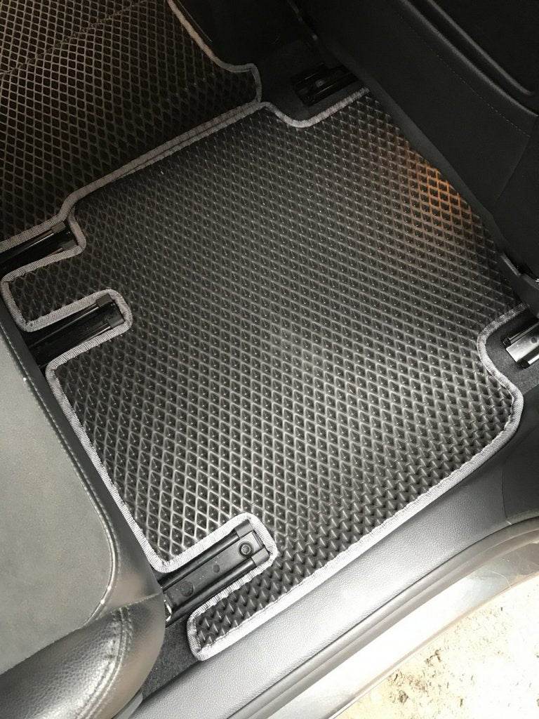 Polyurethane mats (3 rows, EVA, black) for Volkswagen Sharan 2010↗ - Reelken Auto
