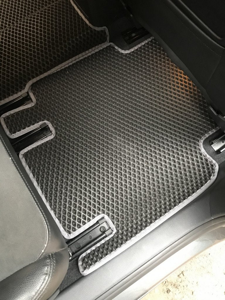Polyurethane Floor Mats (3 Rows, EVA, Black) for Volkswagen Sharan 2010-2023 - image 12