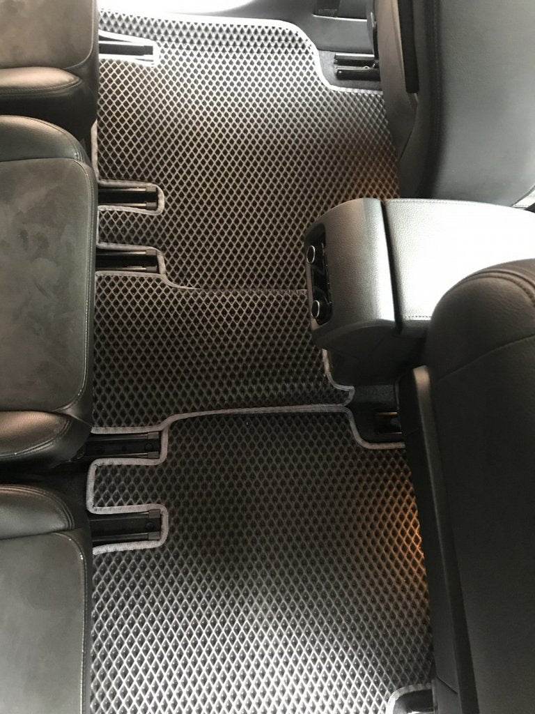 Polyurethane mats (3 rows, EVA, black) for Volkswagen Sharan 2010↗ - Reelken Auto