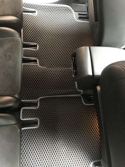 Polyurethane mats (3 rows, EVA, black) for Volkswagen Sharan 2010↗ - Reelken Auto