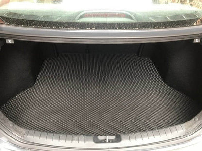 Trunk mat (black, EVA) for Hyundai Elantra (AD) 2015-2020 - Reelken Auto