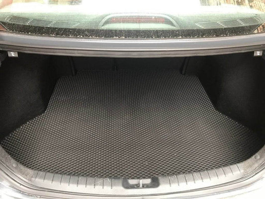Trunk mat (black, EVA) for Hyundai Elantra (AD) 2015-2020 - Reelken Auto