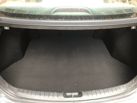 Trunk mat (black, EVA) for Hyundai Elantra (AD) 2015-2020 - image 1