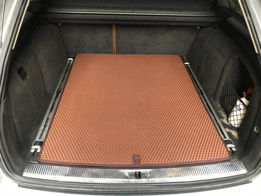 Trunk mat SW (EVA, brick) for Audi A6 C6 2004-2011 - Reelken Auto