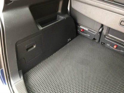 Trunk mat (EVA, 5 seats, black) for Volkswagen Touran 2003-2010 - Reelken Auto