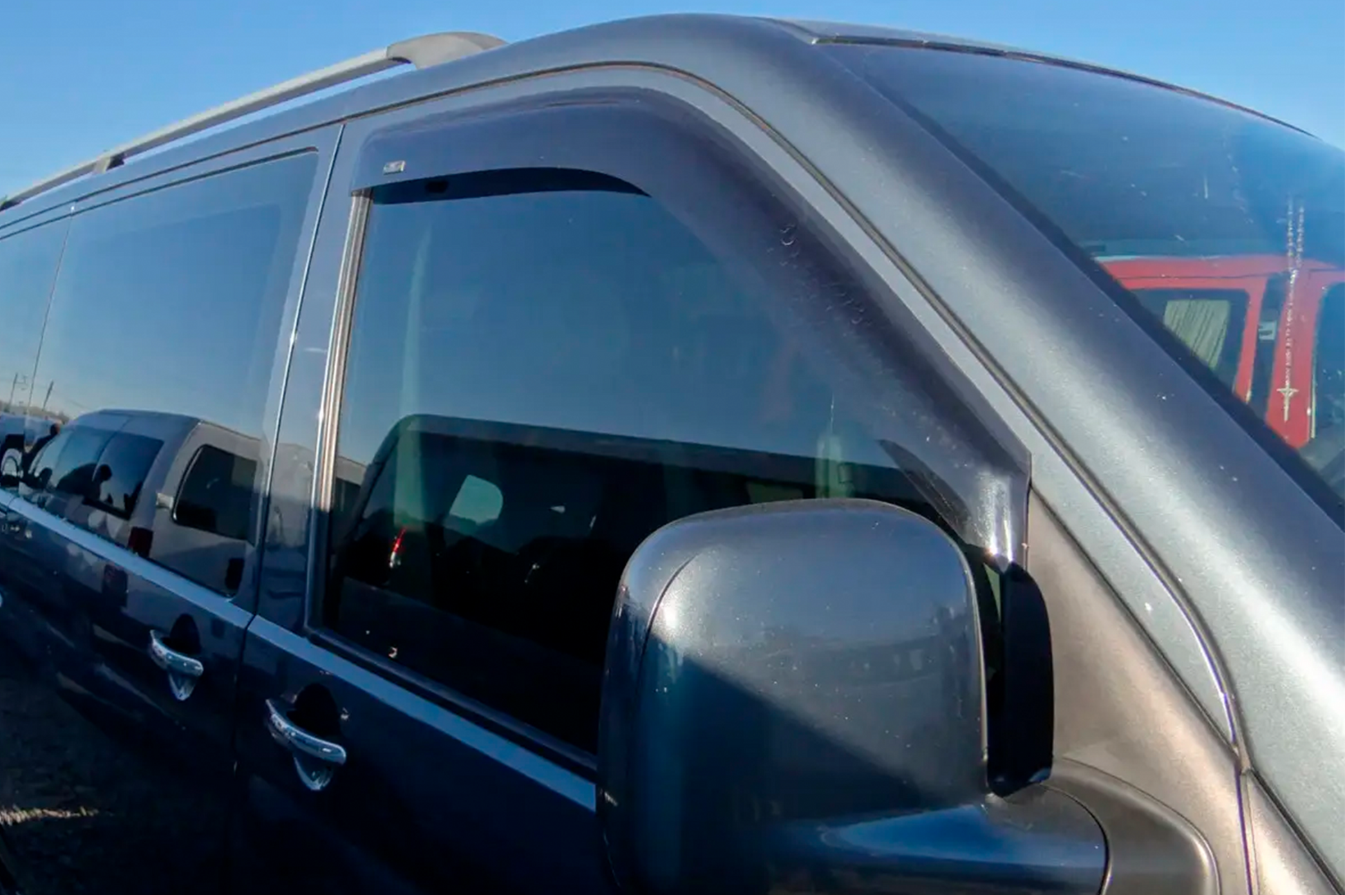 Window Deflectors (2 pcs, HIC) for Volkswagen T5 Caravelle 2004-2010 - image 10