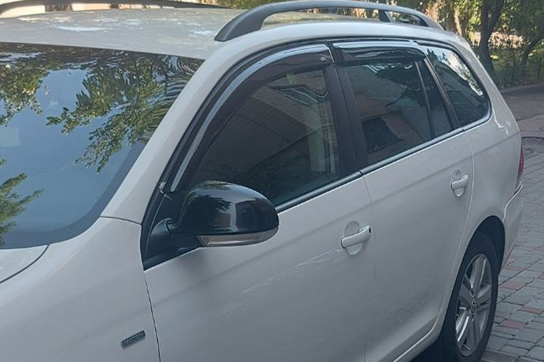 Window Deflectors Variant (4 pcs, HIC) for Volkswagen Golf 6 2008-2014 - image 4