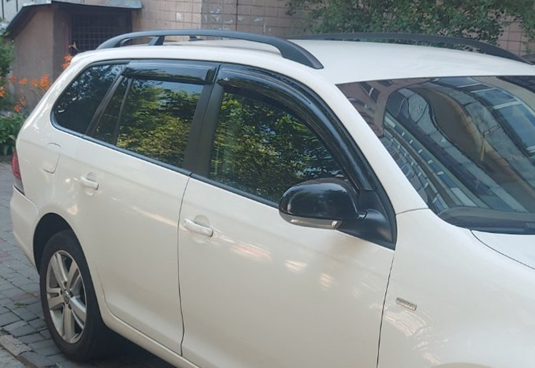 Window Deflectors Variant (4 pcs, HIC) for Volkswagen Golf 6 2008-2014 - image 3