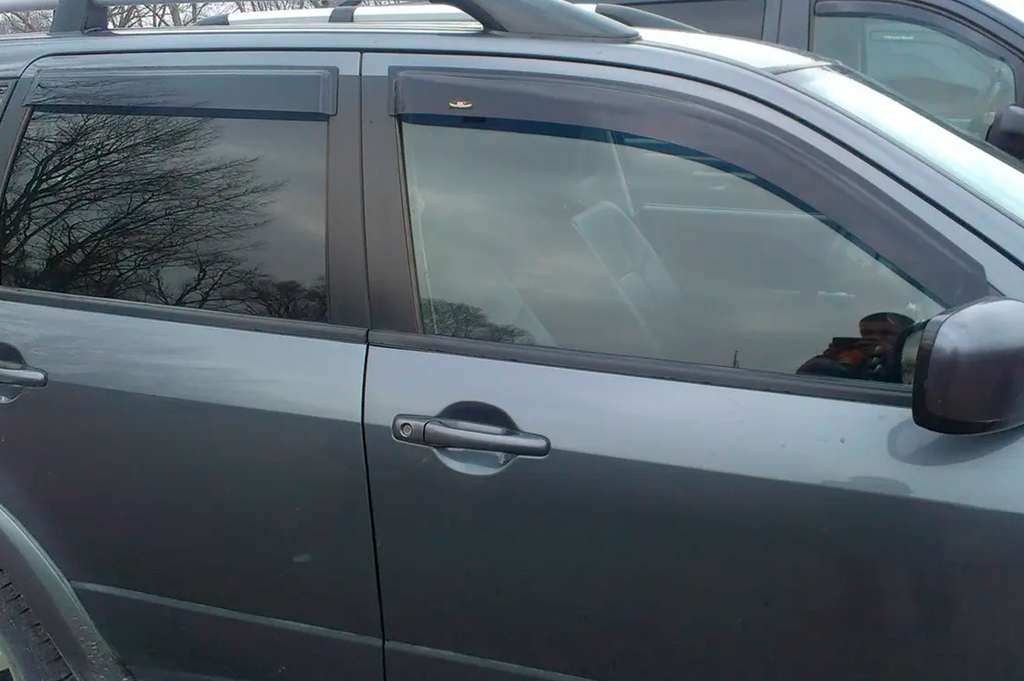Window Deflectors (4 pcs, HIC) for Mitsubishi Outlander 2001-2006 - image 4