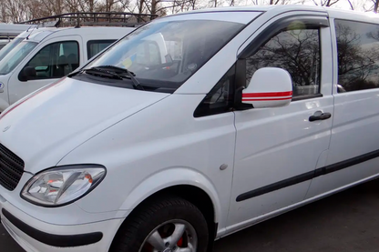 Window Deflectors (2 pcs, HIC) for Mercedes Vito W639 2004-2014 - image 13