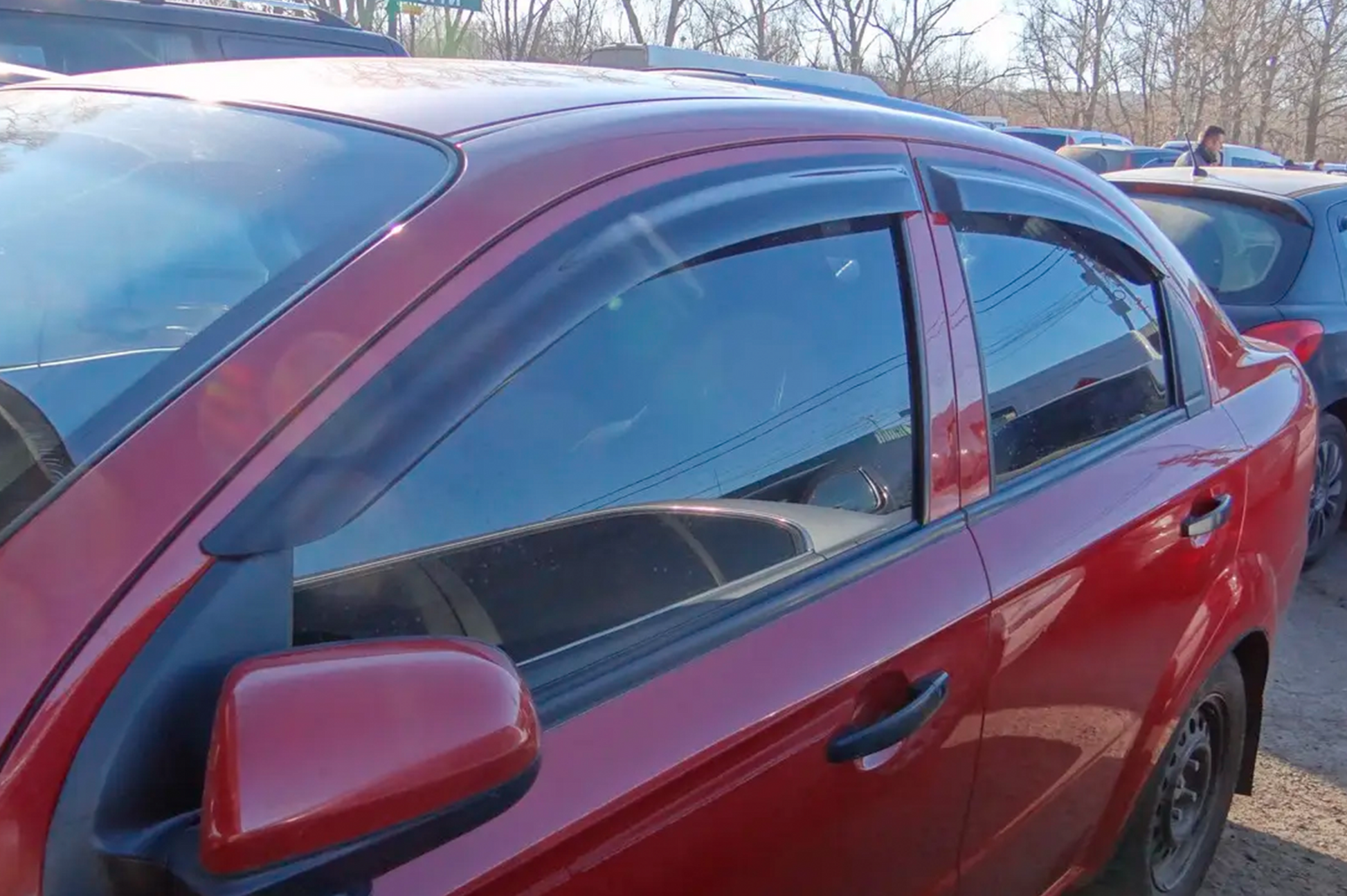 Window Deflectors SD (4 pcs, HIC) for Chevrolet Aveo T250 2005-2011 - image 10