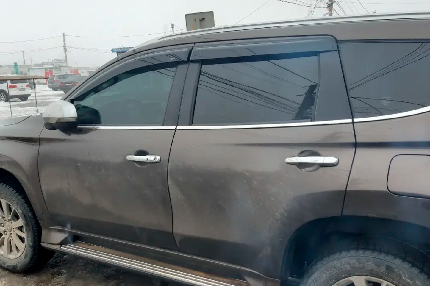 Window Deflectors (4 pcs, HIC) for Mitsubishi Pajero Sport 2015- - image 2