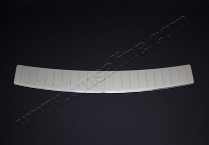 Rear bumper protector OmsaLine (SW, stainless steel) for Skoda Rapid 2012-2019 - image 1