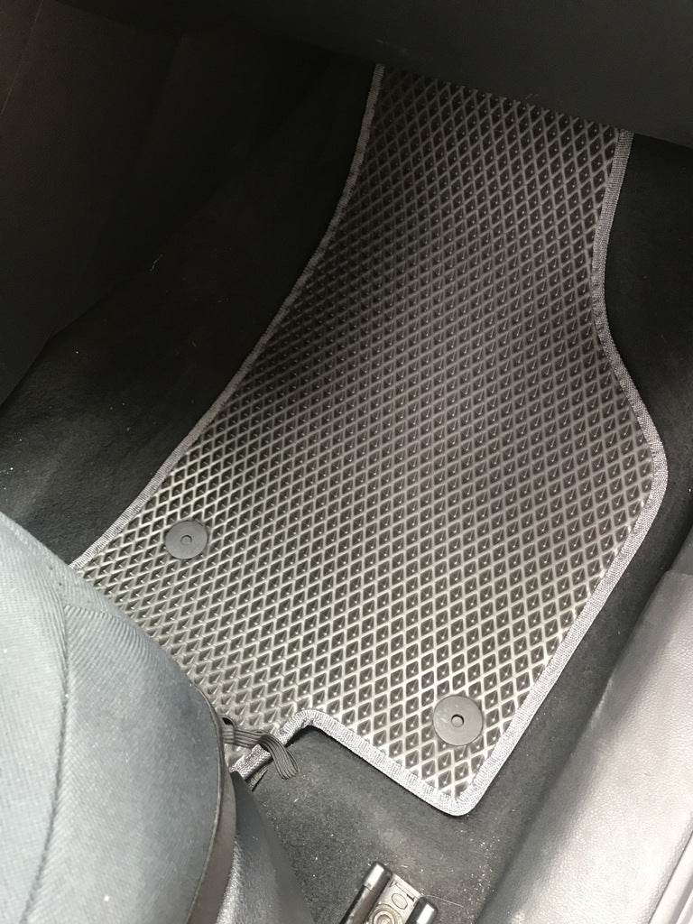 Polyurethane mats (2 rows, EVA, black) for Volkswagen Sharan 2010↗ - Reelken Auto