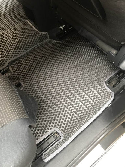 Polyurethane mats (2 rows, EVA, black) for Volkswagen Sharan 2010↗ - Reelken Auto