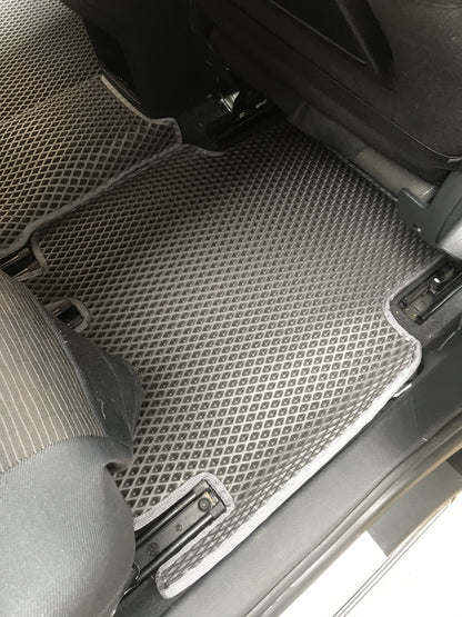 Polyurethane Floor Mats (2nd Row, EVA, Black) for Volkswagen Sharan 2010-2023 - image 2