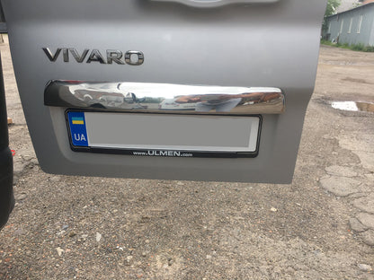 Stainless steel trim above license plate for Opel Vivaro 2015-2019 - image 8