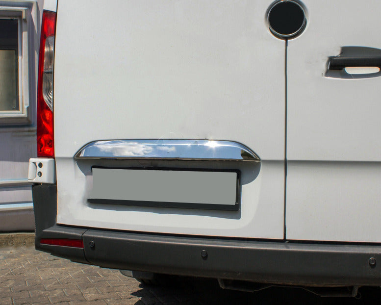 Chrome trim above license plate (stainless steel) for Mercedes Sprinter W907/W910 2018- - image 1