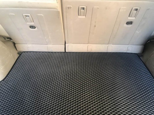Trunk mat (EVA, black) for Hyundai Tucson JM 2004↗ - Reelken Auto