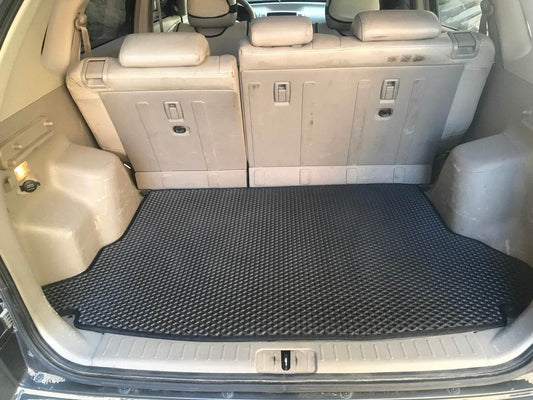 Trunk mat (EVA, black) for Hyundai Tucson JM 2004↗ - Reelken Auto