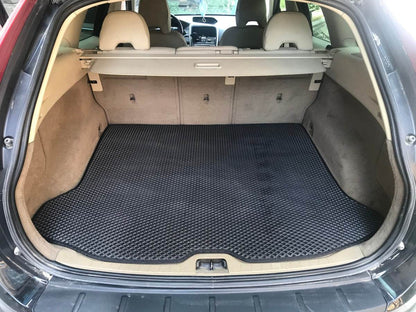 Trunk mat (EVA, black) for Volvo XC60 2009-2017 - Reelken Auto