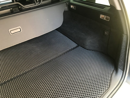 Trunk Mat 2-Piece (EVA, Black) for Volvo XC70 2007-2013 - image 4