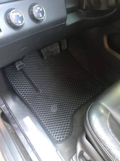 Polyurethane Floor Mats 3 Rows (EVA, Black) for Chevrolet Suburban 2014-2019 - image 1