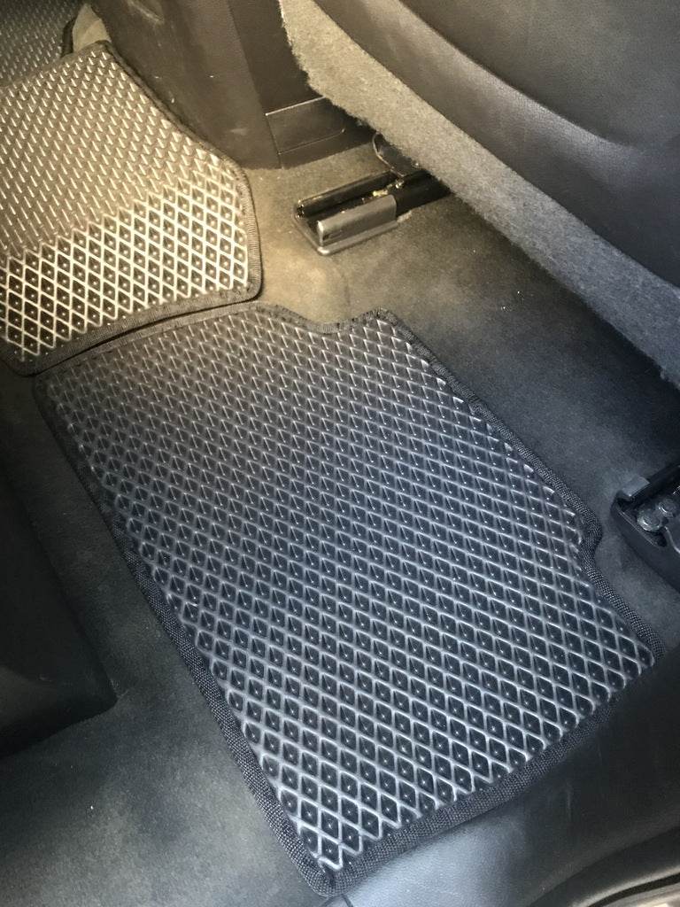 3-row polyurethane mats (EVA, black) for Chevrolet Suburban 2014-2019 - Reelken Auto