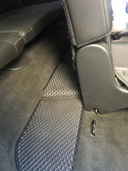 3-row polyurethane mats (EVA, black) for Chevrolet Suburban 2014-2019 - Reelken Auto