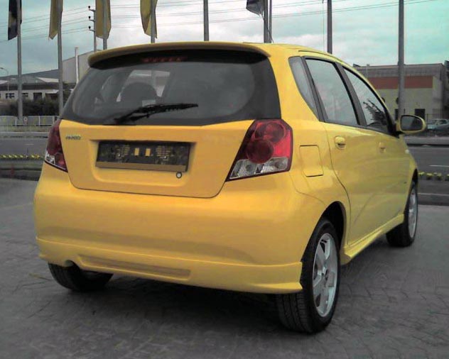 Rear bumper cover (primed for painting) for Chevrolet Aveo T200 2002-2008 - image 2