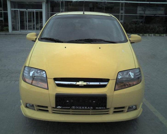 Pad on the front bumper (paintable) for Chevrolet Aveo T200 2002-2008 - Reelken Auto