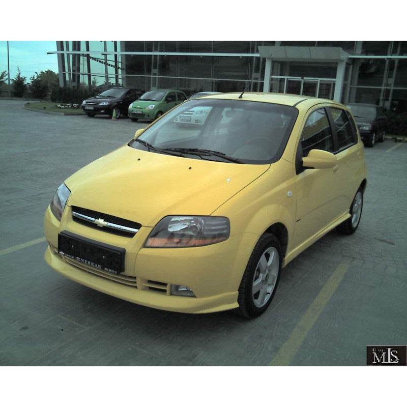 Pad on the front bumper (paintable) for Chevrolet Aveo T200 2002-2008 - Reelken Auto