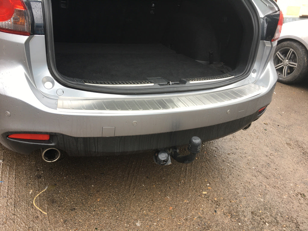 Rear bumper protector Carmos (SW, stainless steel) for Mazda 6 2012-2024 - image 4