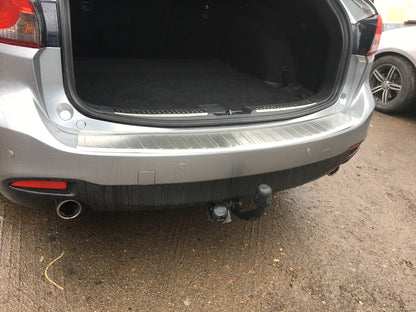 Rear bumper protector Carmos (SW, stainless steel) for Mazda 6 2012-2024 - image 4